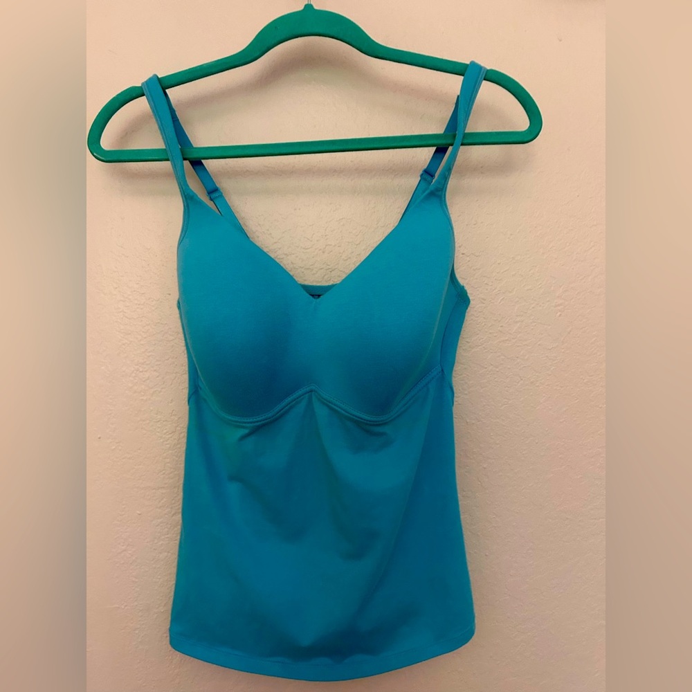 Rhonda Shear Teal Camisole Top